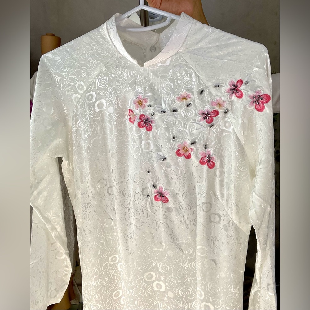 ao dai to tam thai tuan, New Vietnamese traditional dress truyen thong M  L 2  4